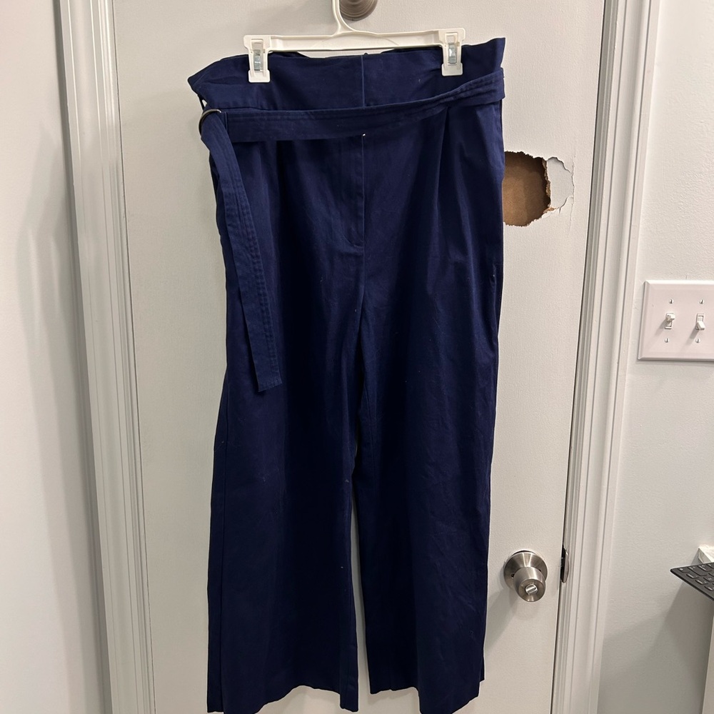 Amazon The Drop x Karen Brit Chick Navy Blue Wide-Leg Pants